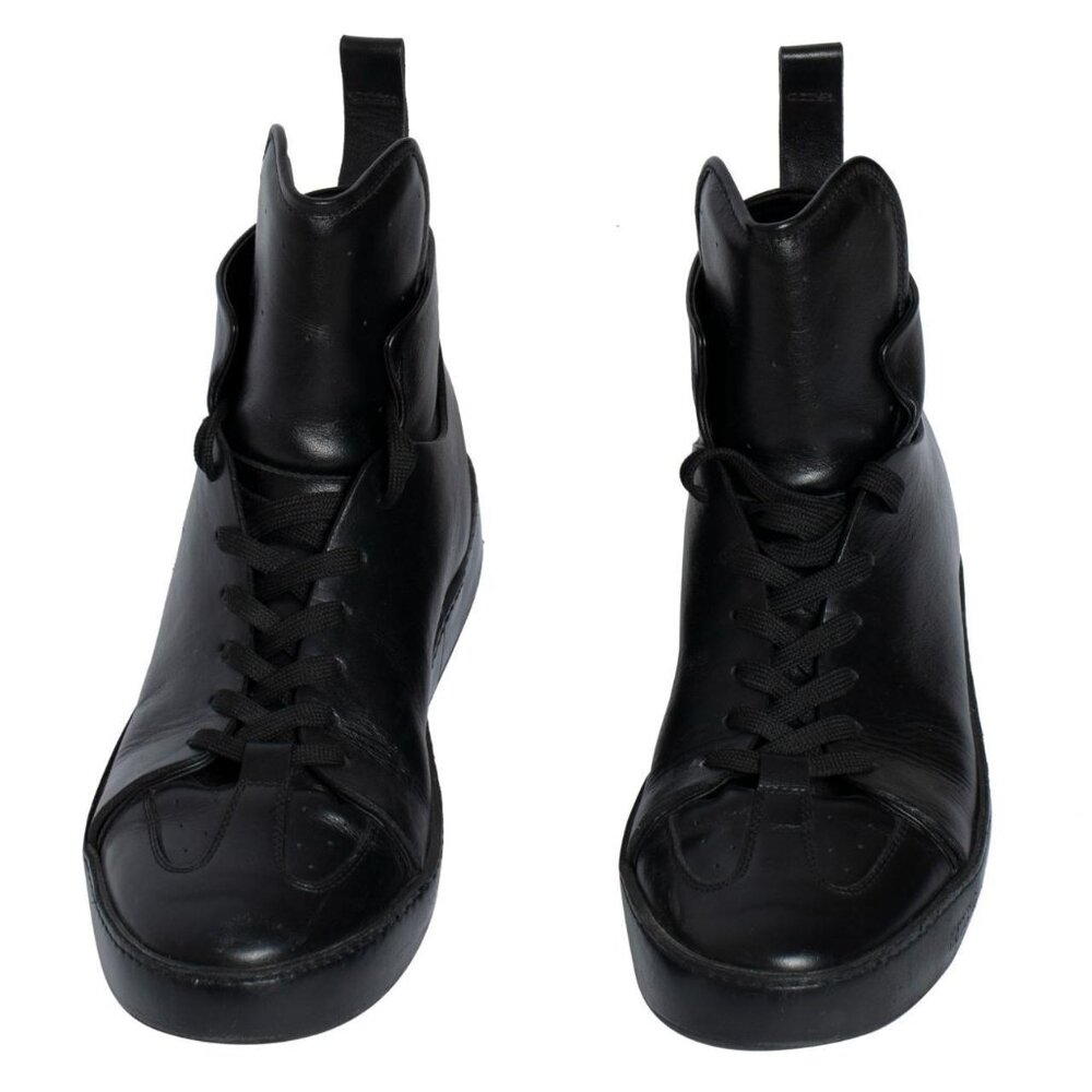 ANN DEMEULEMEESTER (Belgium) High Top Leather Trainers : US 10 EU 43
